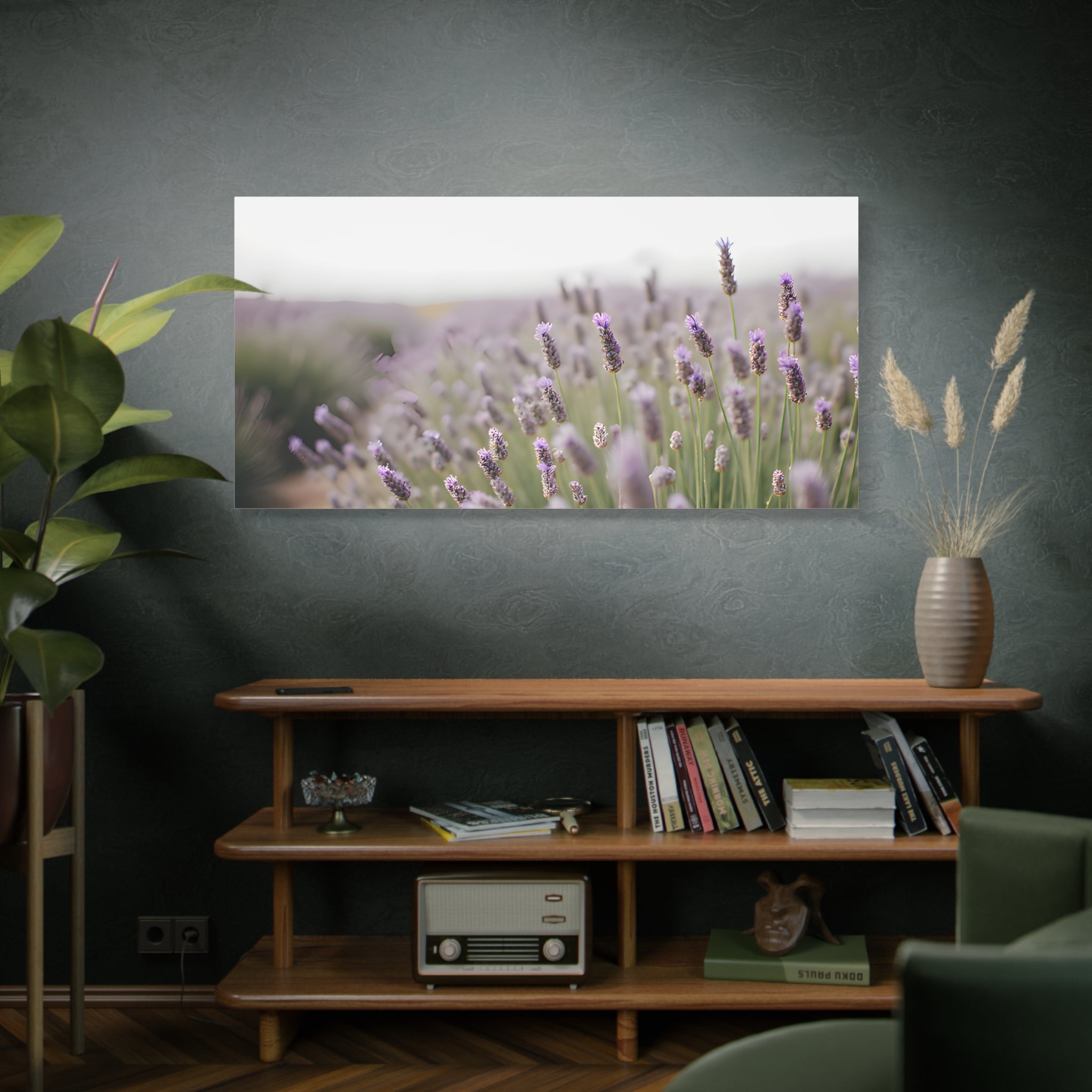 Lavender Field Wall Art – Stretched Canvas