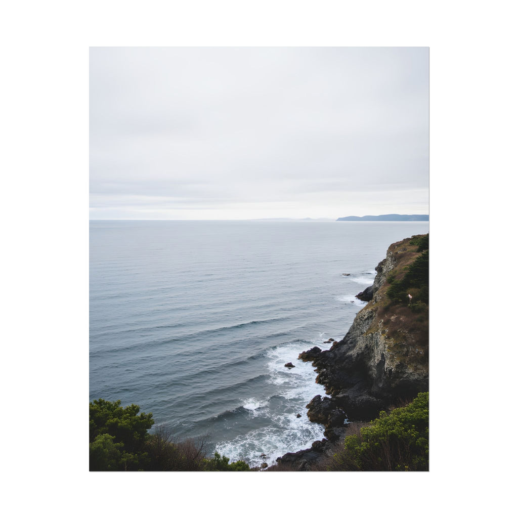 Dawn on the ocean Wall Art Print - Rolled Poster