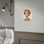 Rolled Poster — Colorful Abstract Portrait Art Print