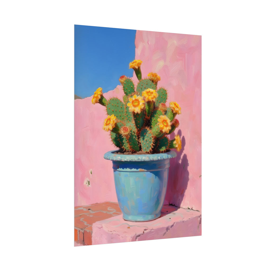 Cactus Pink Wall Art -  Poster