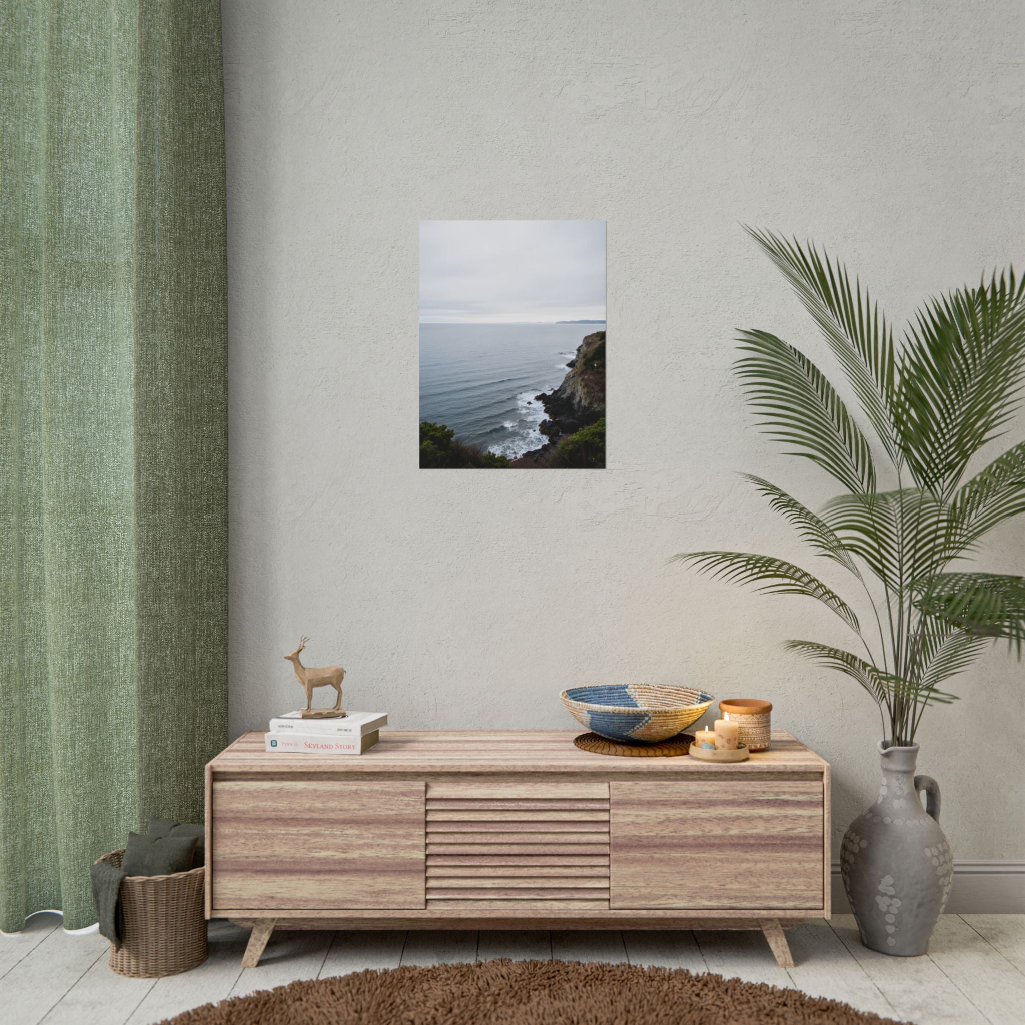 Dawn on the ocean Wall Art Print - Poster