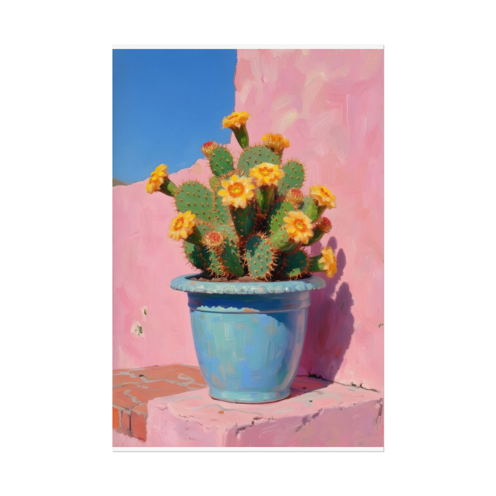 Cactus Pink Wall Art -  Poster