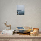 Foggy Coastal Cliff Wall Art  - Poster