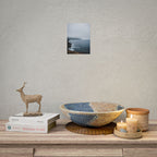 Foggy Coastal Cliff Wall Art  - Poster