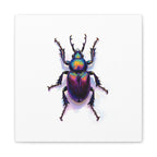 Iridescent Beetle Wall Art – Stretched Canvas