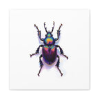 Iridescent Beetle Wall Art – Stretched Canvas