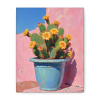 Cactus Pink Wall Art -  Stretched Canvas