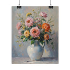Colourful Roses in Jug Wall Art - Poster