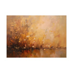 Golden Meadow Abstract Wall Art - Poster