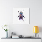 Iridescent Beetle Wall Art – Stretched Canvas