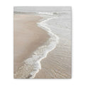 Kustlijn Canvas Print - Rustige Strand Muurkunst