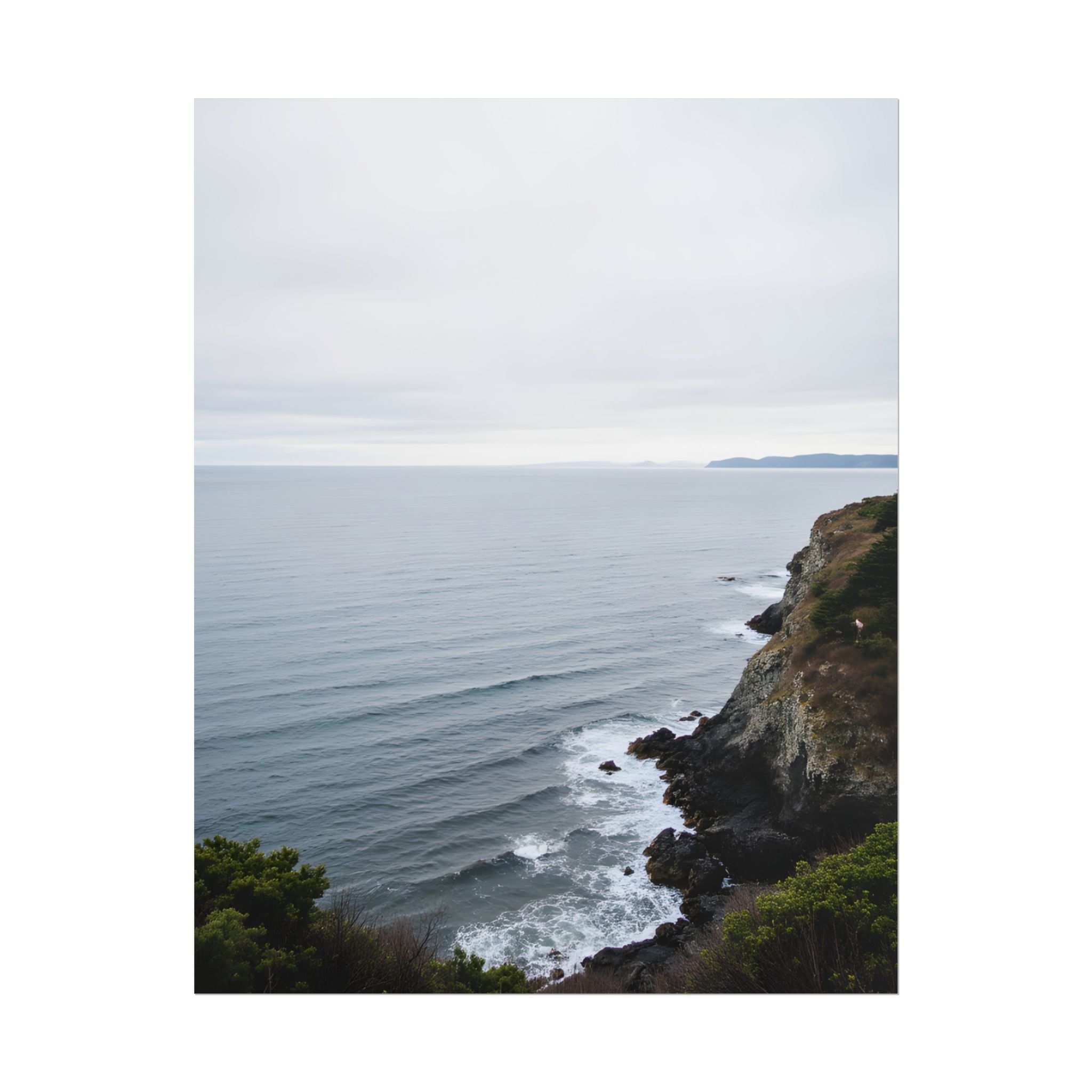 Dawn on the ocean Wall Art Print - Rolled Poster