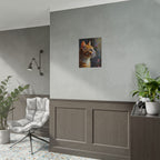 Orange tabby Cat  Oil Brushstroke Rolled Poster