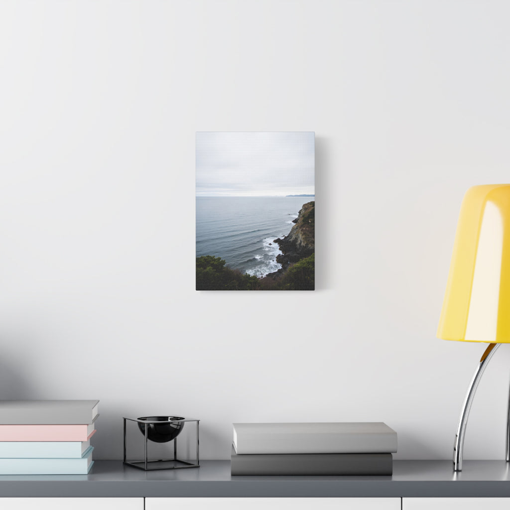 Dawn on the ocean Wall Art on Stretched Canvas