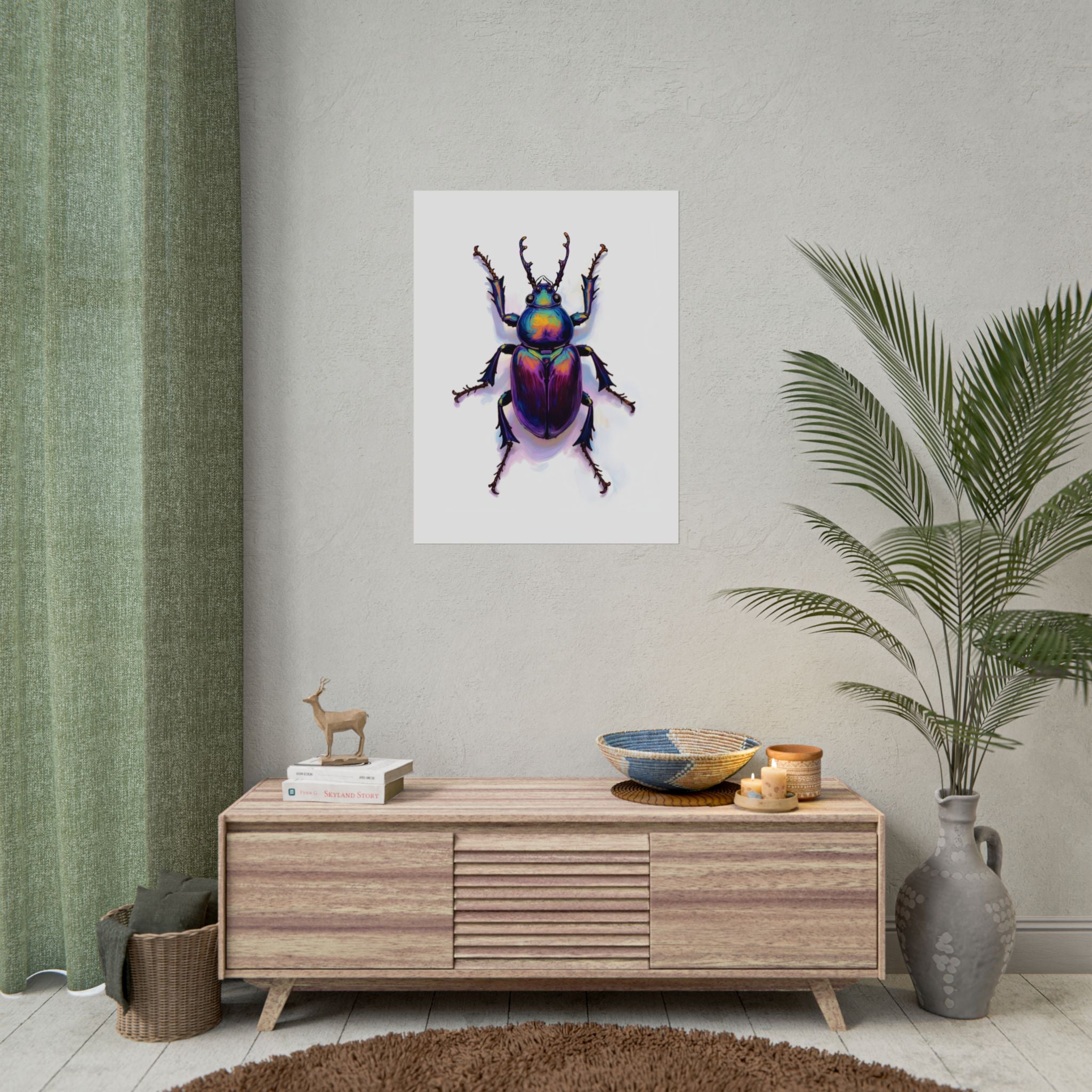 Iridescent Beetle Wall Art – Poster