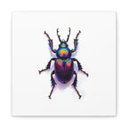 Iridescent Beetle Wall Art – Stretched Canvas