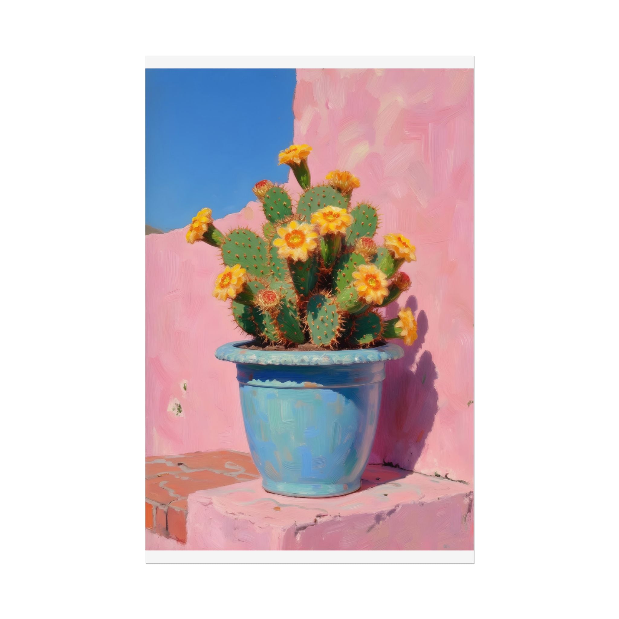 Cactus Pink Wall Art -  Poster