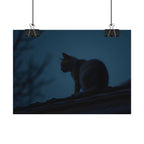 Nightwatch Cat Wall Art - Poster