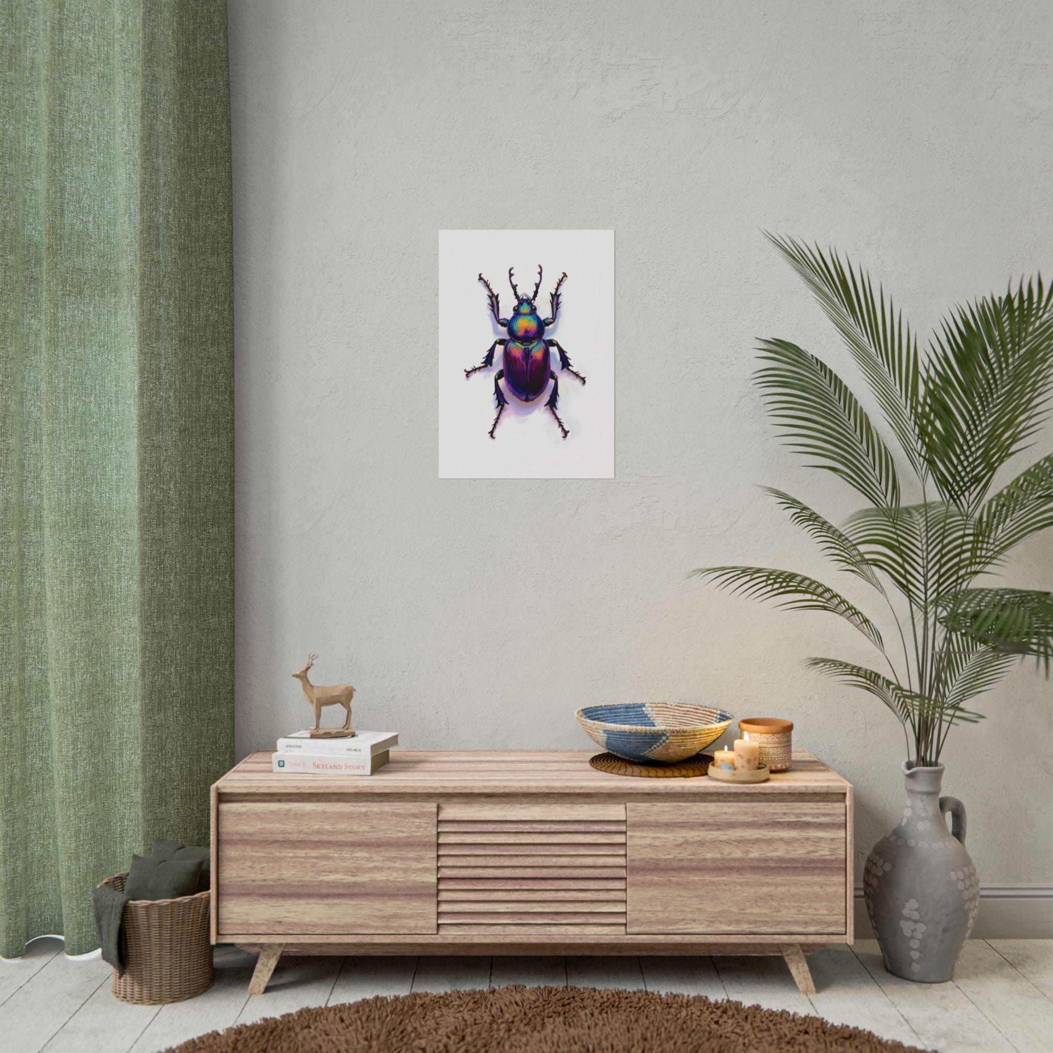 Iridescent Beetle Wall Art – Poster