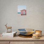 Pink Beach Cottage  Wall Art - Poster