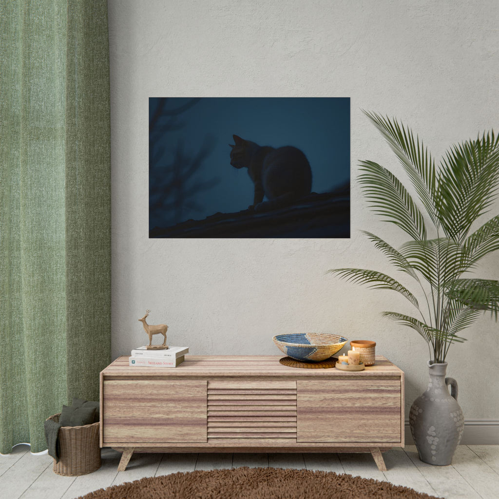 Nightwatch Cat Wall Art - Poster