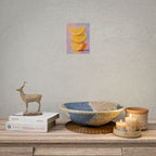 Citrus Slice - Stacked Lemon Wall Art - Stretched Poster
