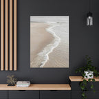 Kustlijn Canvas Print - Rustige Strand Muurkunst