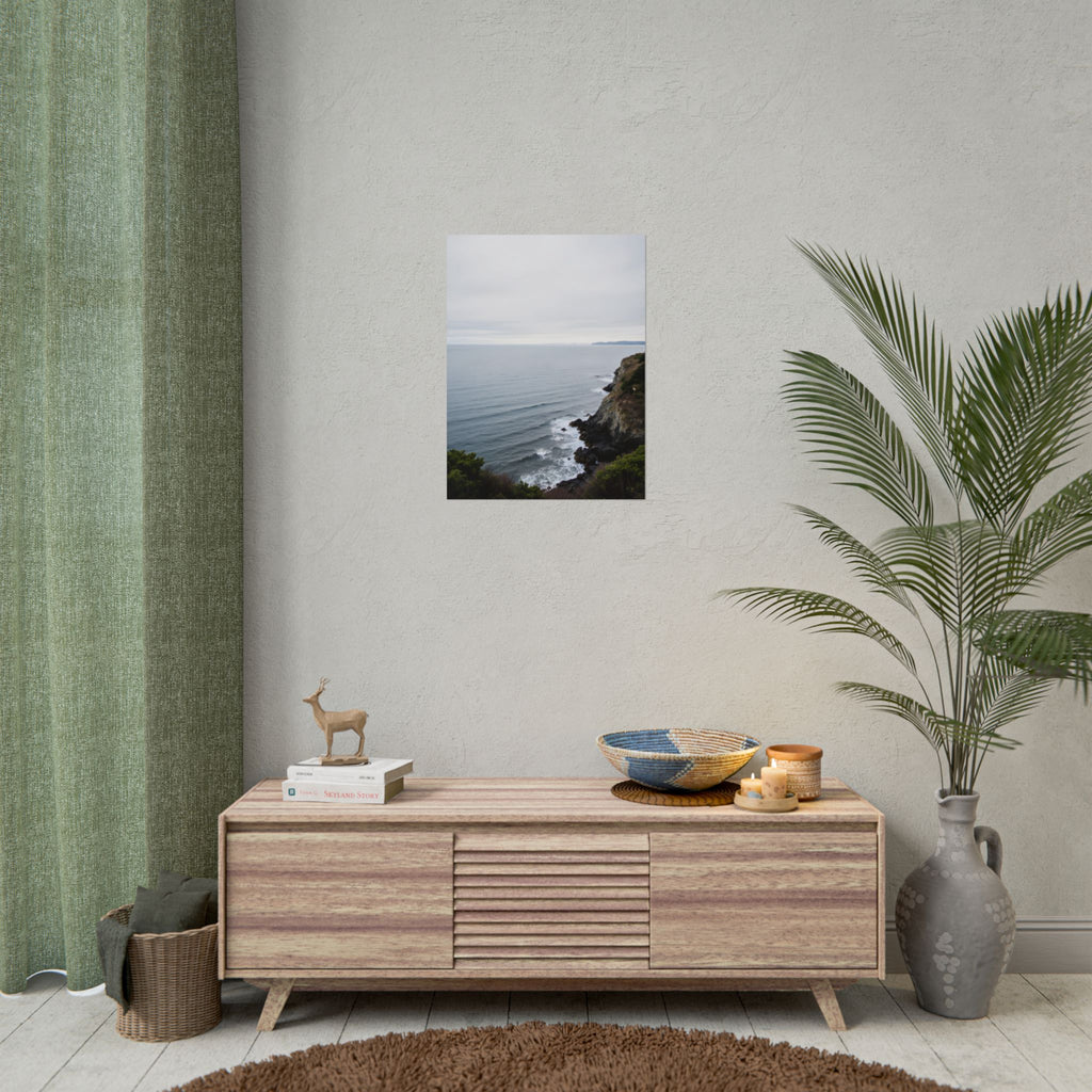 Dawn on the ocean Wall Art Print - Rolled Poster