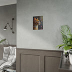 Orange tabby Cat  Oil Brushstroke Rolled Poster