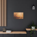 Golden Meadow Abstract Wall Art - Stretched Canvas