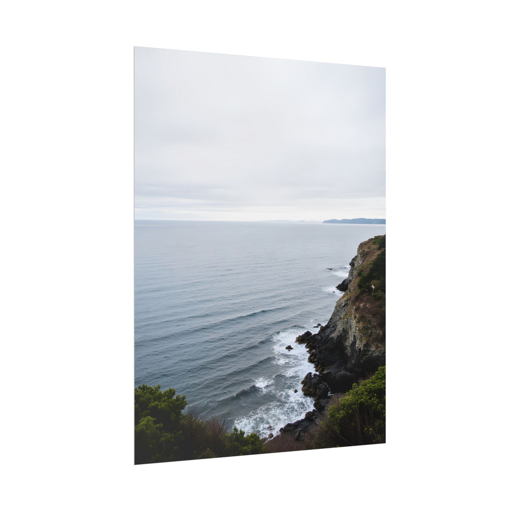 Dawn on the ocean Wall Art Print - Rolled Poster