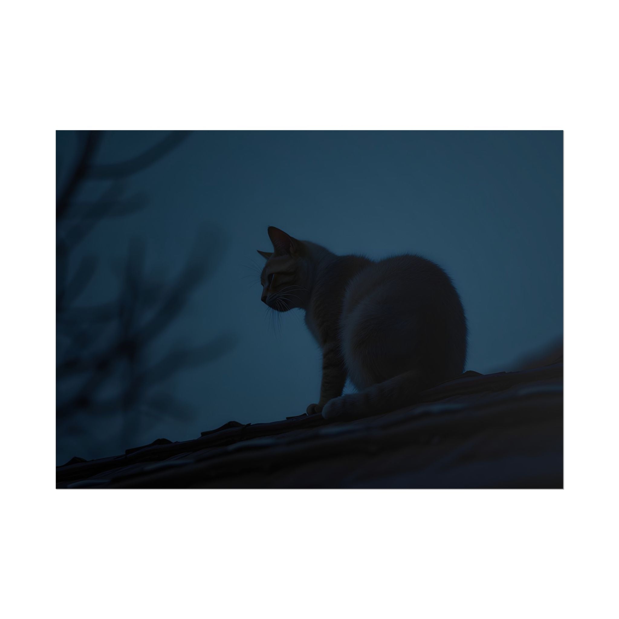 Nightwatch Cat Wall Art - Poster