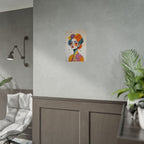 Rolled Poster — Colorful Abstract Portrait Art Print
