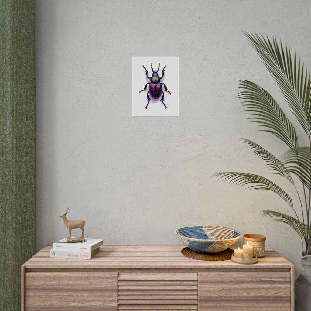 Iridescent Beetle Wall Art – Poster