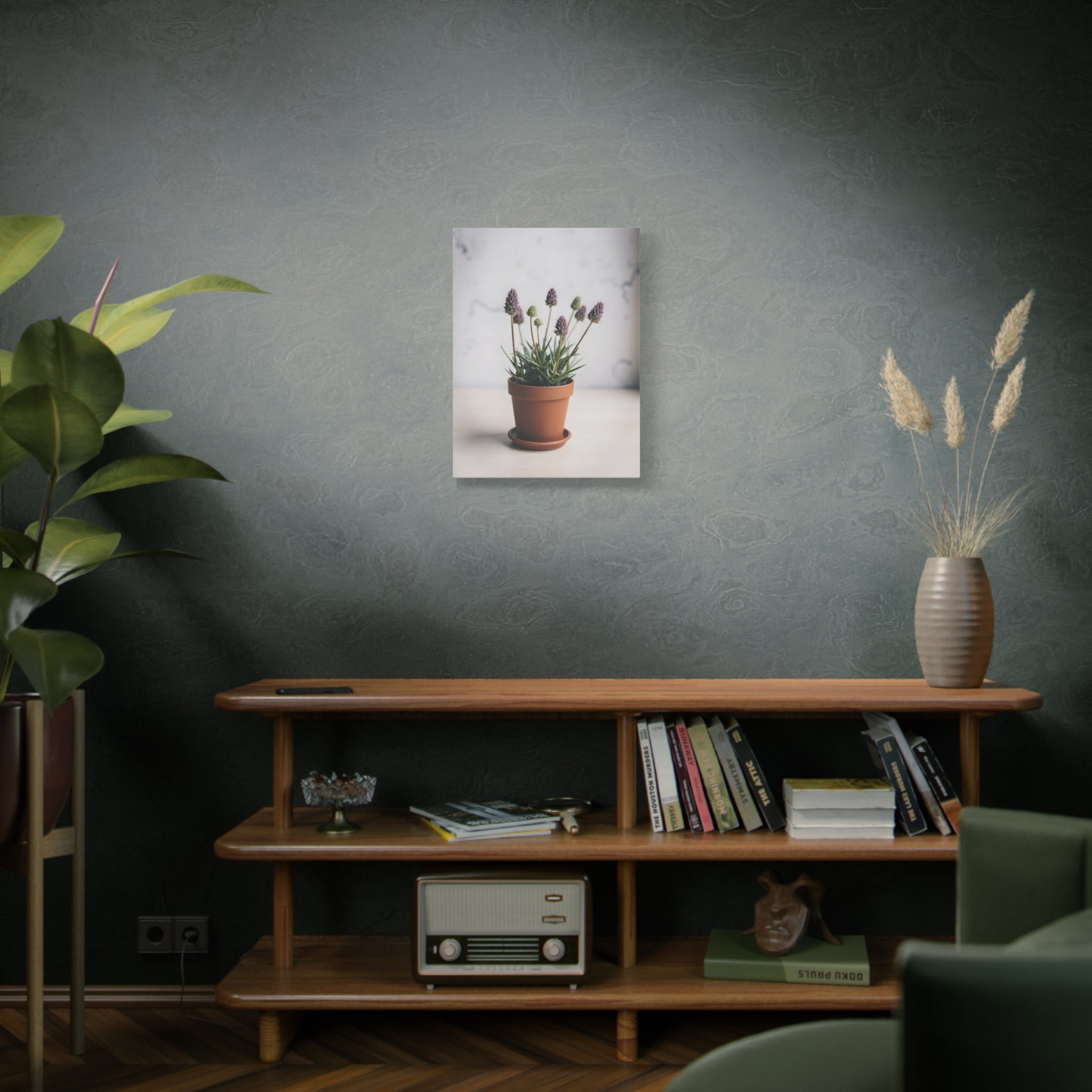 Potted Alpine Dodgegrass Wall Art – Stretched Canvas