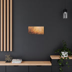 Golden Meadow Abstract Wall Art - Stretched Canvas