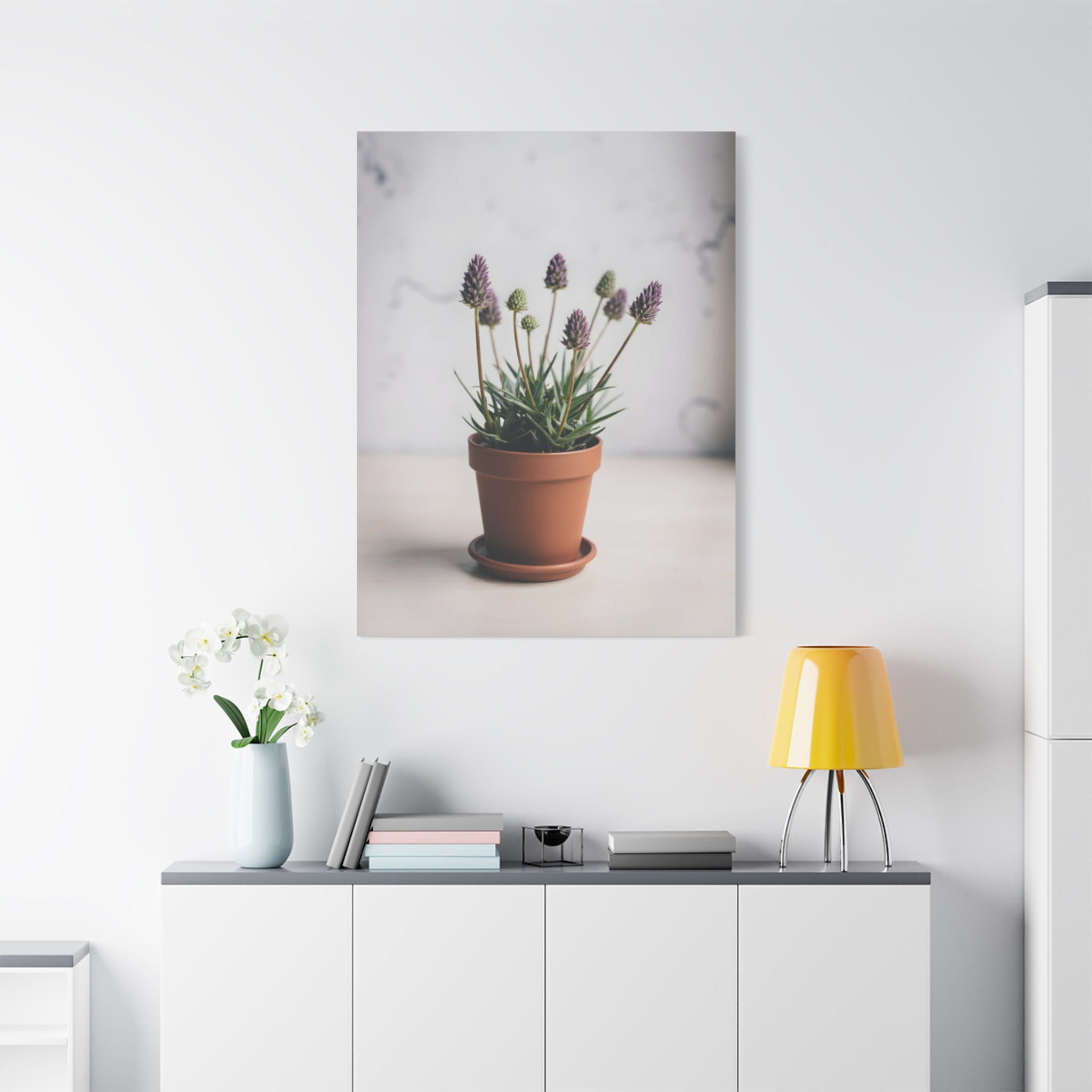Potted Alpine Dodgegrass Wall Art – Stretched Canvas