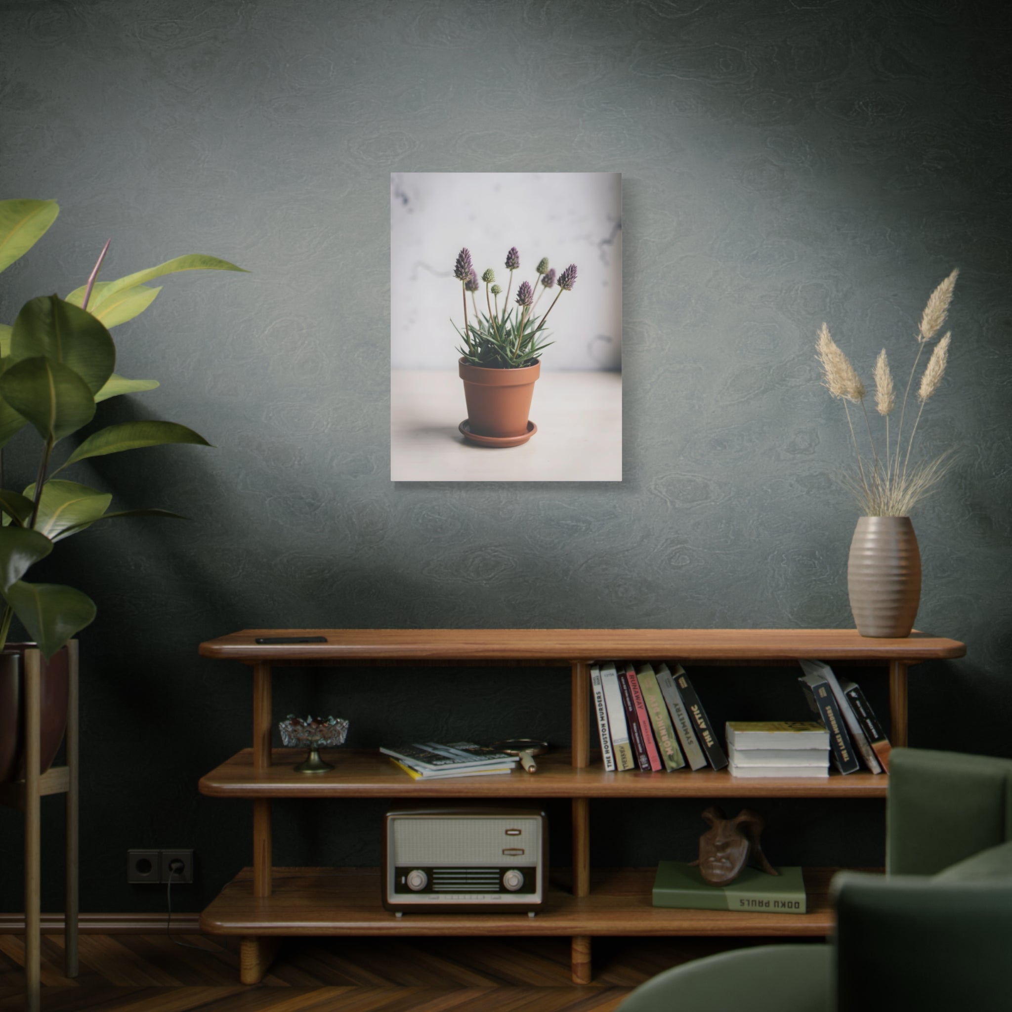 Potted Alpine Dodgegrass Wall Art – Stretched Canvas