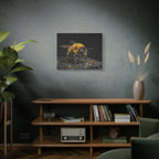 Bumblebee Canvas Print — Realistic Bee Wall Art on Matte Stretched Canvas