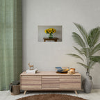 Sunflowers in Green Pitcher Wall Art - Poster