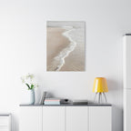 Kustlijn Canvas Print - Rustige Strand Muurkunst