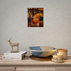 Whisky on Ice Wall Art -  Bar & Home Decor - Poster