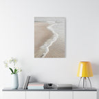 Kustlijn Canvas Print - Rustige Strand Muurkunst