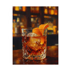 Whisky on Ice Wall Art -  Bar & Home Decor - Poster