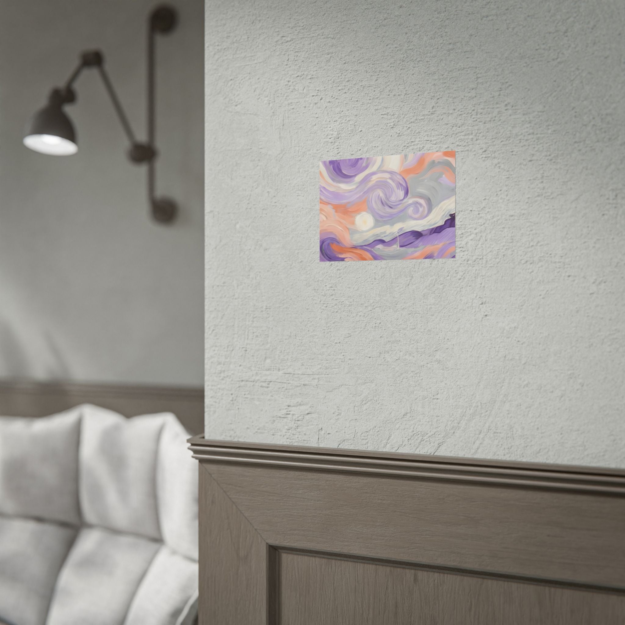 Swirling Pastel Sky Poster