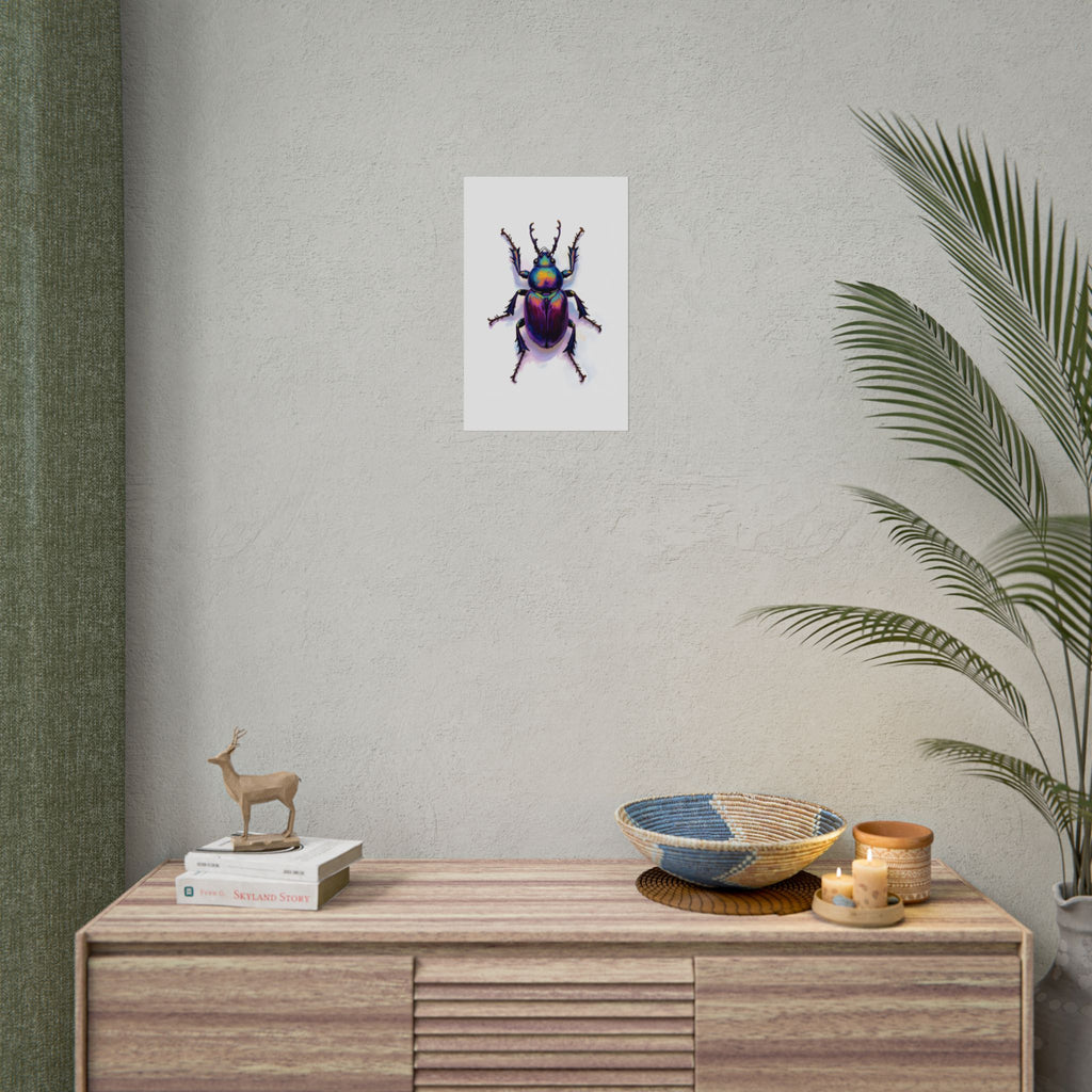 Iridescent Beetle Wall Art – Poster