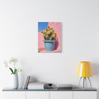 Cactus Pink Wall Art -  Stretched Canvas