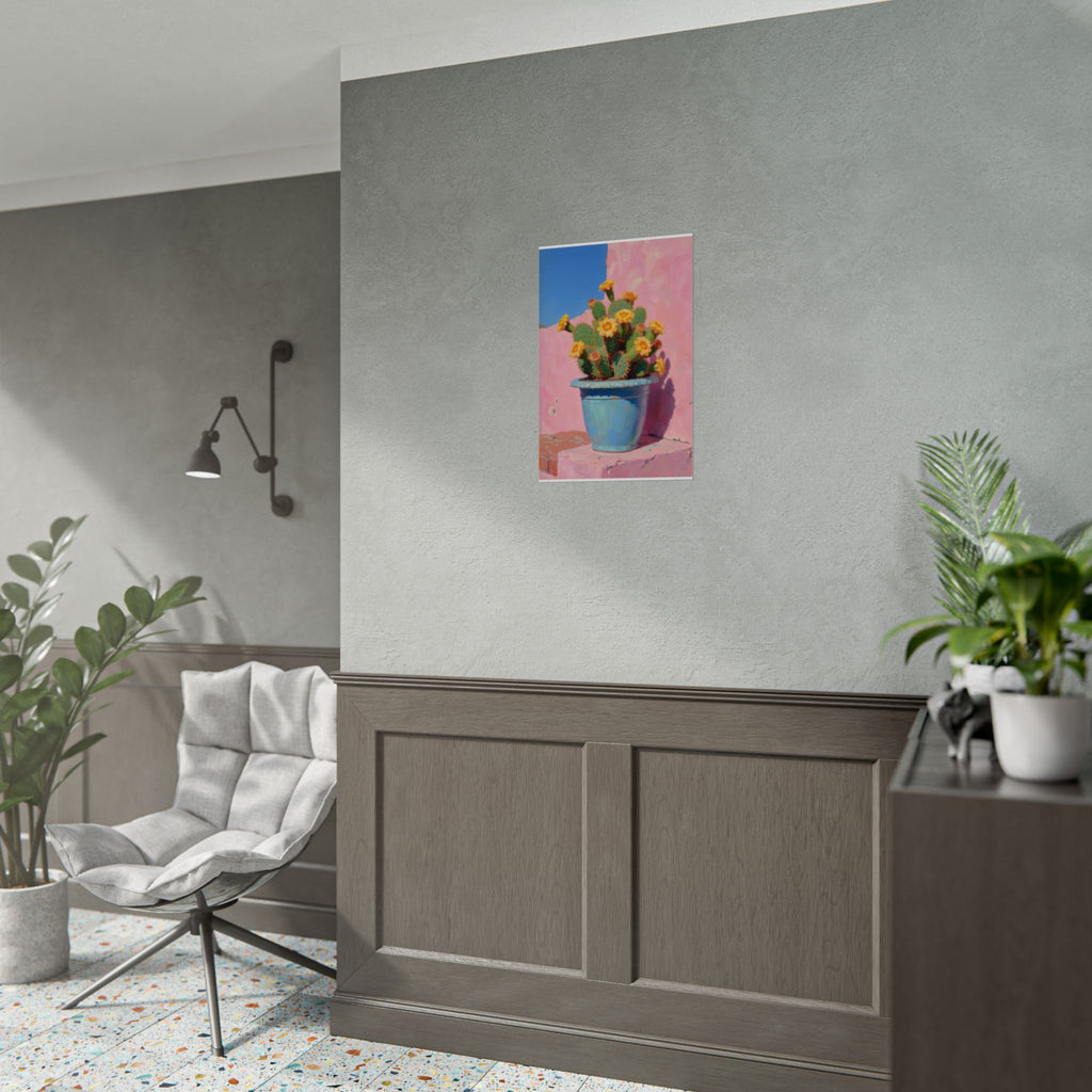 Cactus Pink Wall Art -  Poster