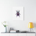 Iridescent Beetle Wall Art – Stretched Canvas