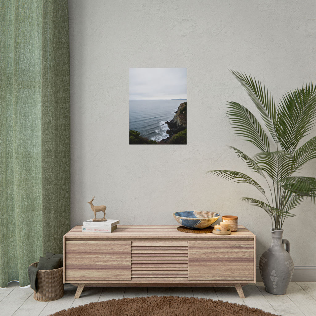 Dawn on the ocean Wall Art Print - Rolled Poster